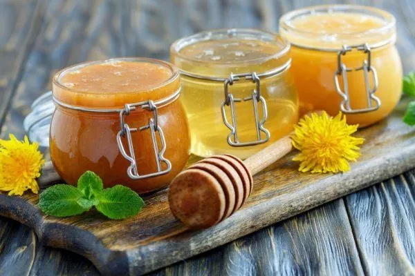 Мёд в баночках