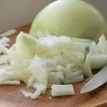 Нарезанный лук