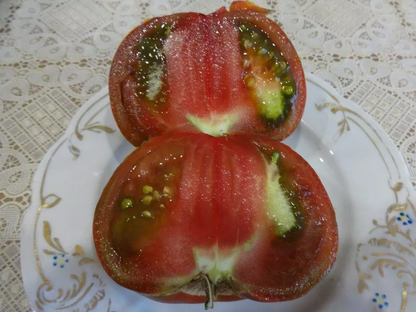 Необычные томаты – сорт Полосатый шоколад