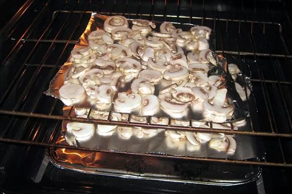 сушить грибы в духовке газовой плиты 2