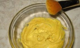 Маска из горчицы