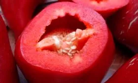 Перец в разрезе