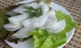 белая редиска Ледяная сосулька