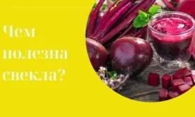 Полезные свойства свёклы