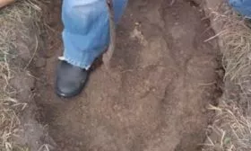 засыпка и утрамбовка ямы