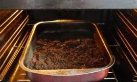 Выращивание лука джусай рассадой - обеззараживание субстрата в духовке