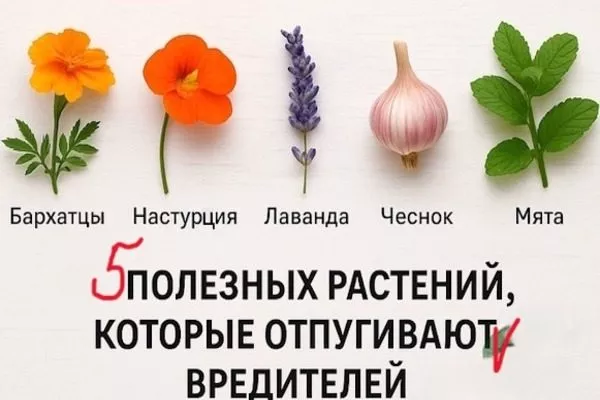 растения, отпугивающие вредителей от яблони Глостер