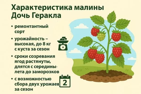 технические показатели сорта Дочь Гекракла