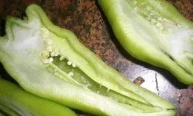 перцы Банановый десерт в разрезе