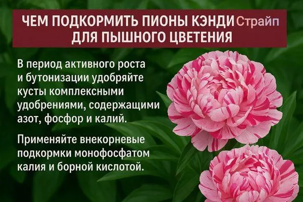 подкормки для пышного цветения Кэнди страйп