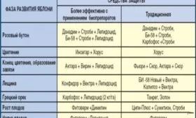 обработки яблони Имант от болезней и насекомых