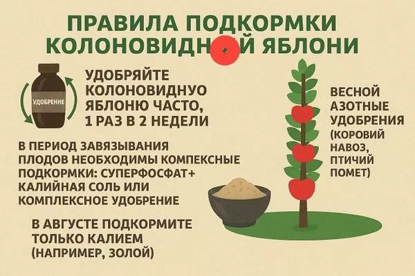 подкормка яблони Есения