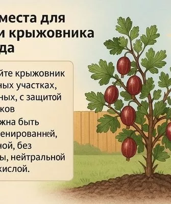 место выращивания крыжовника серенада