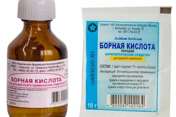 борная кислота для подкормки баклажанов