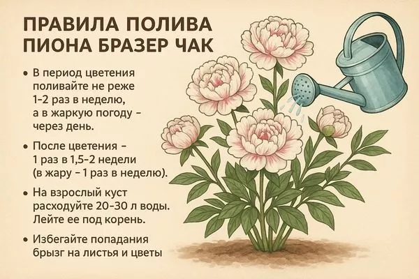 полив пионов Бразер Чак