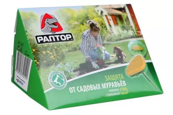 Раптор от муравьёв на пионах