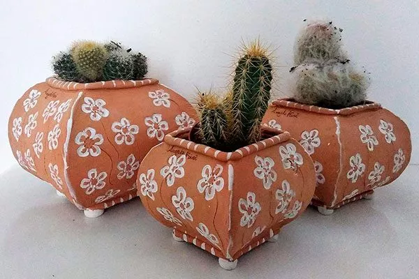 глиняные и керамические неглазурованные горшки Копьяпоа3