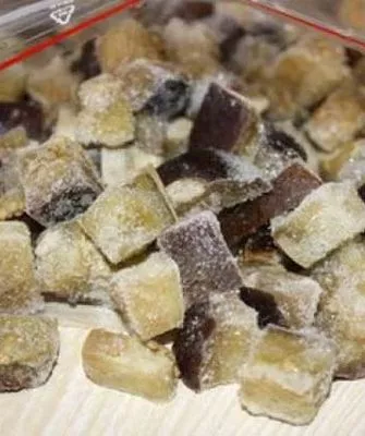 сложили замороженную нарезку в пакет