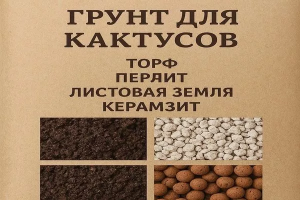 Один из лучших составов грунта для кактусов