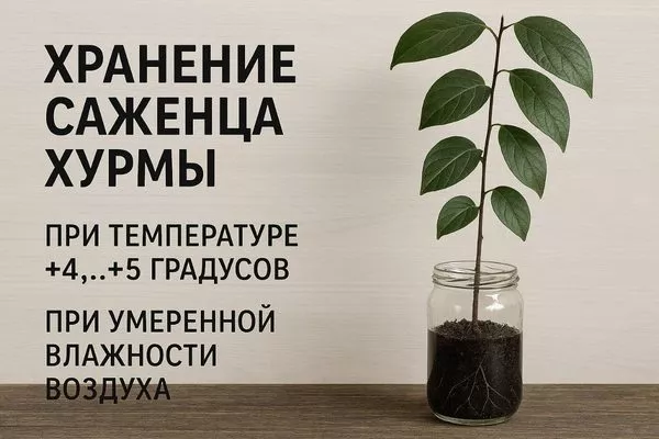 условия хранения саженца хурмы