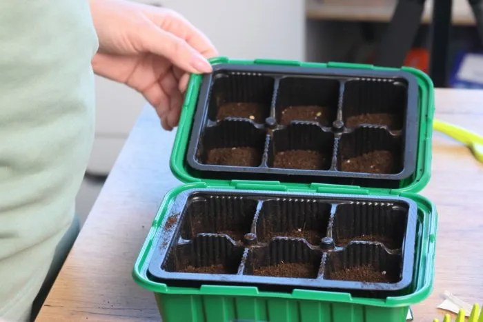 рассадные контейнеры и грунт