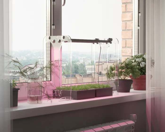 фитолампа над микрозеленью