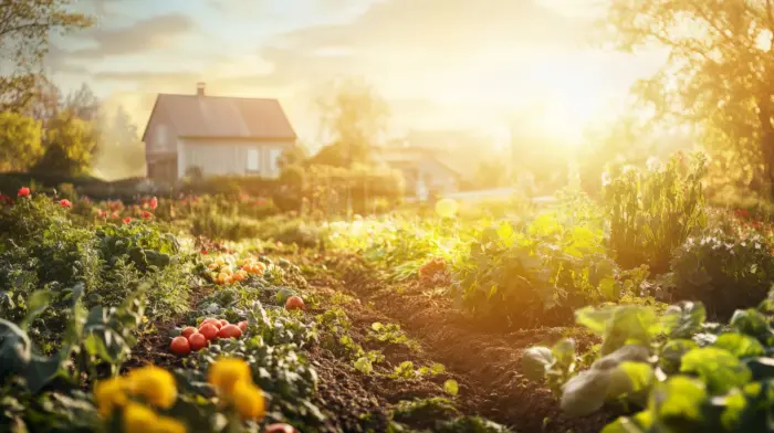 солнечный огородный участок